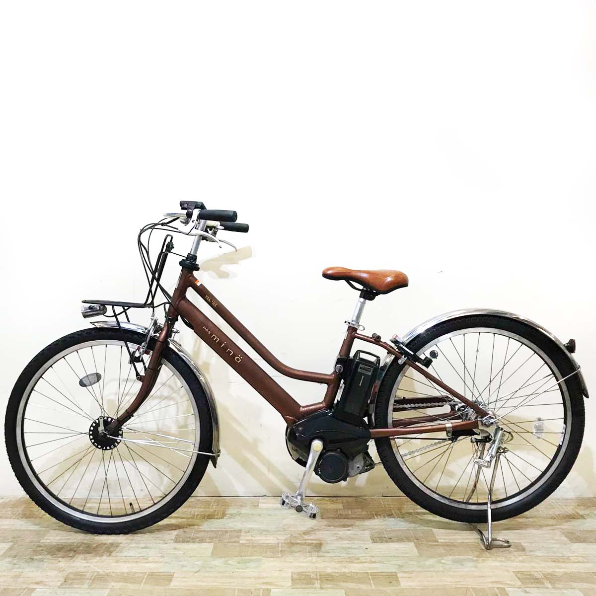 ヤマハ PAS Mina パス ミナ ブラウン 26インチ KV049  【中古車】