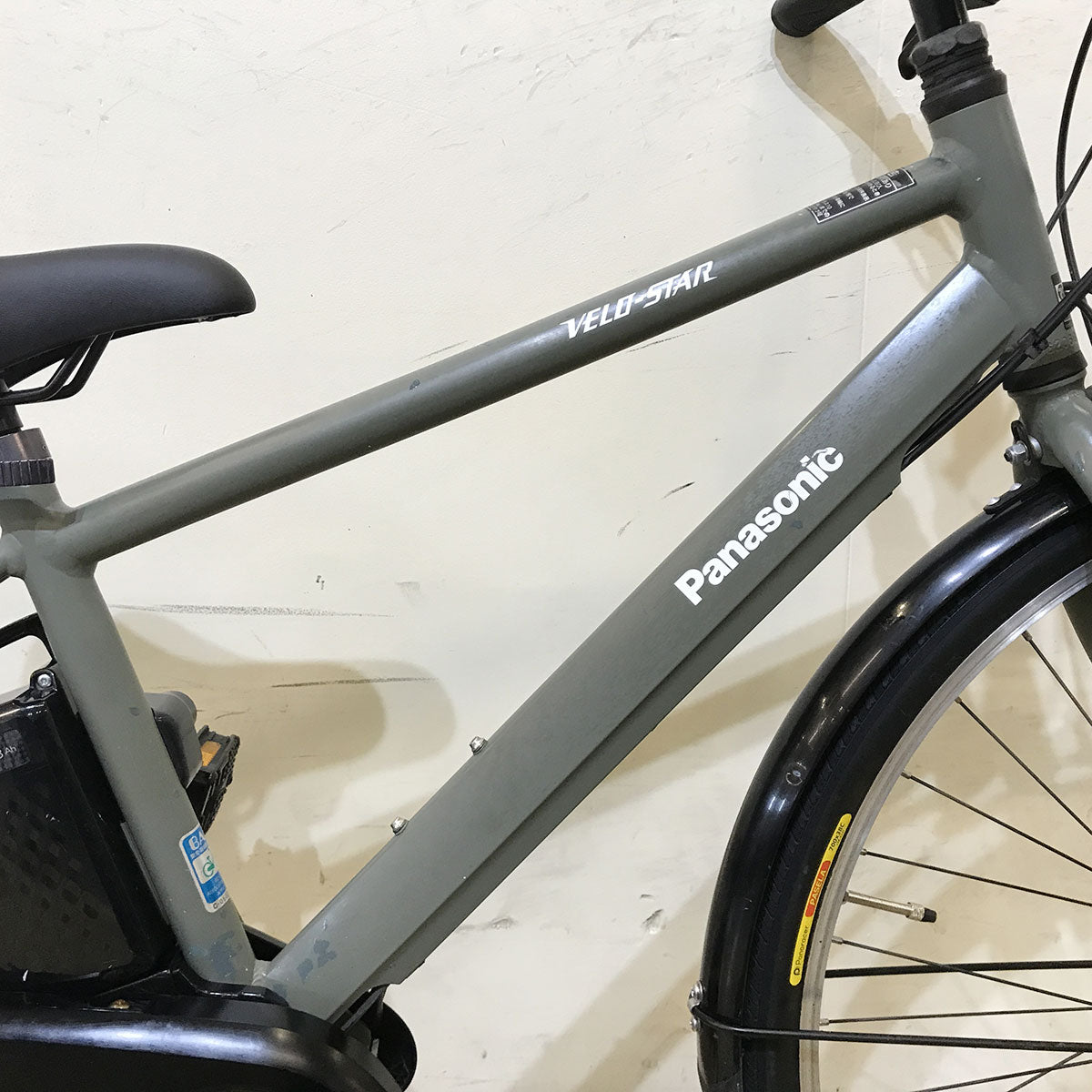 中古電動自転車 パナソニック ベロスター カーキ 700×38C KE143 – e