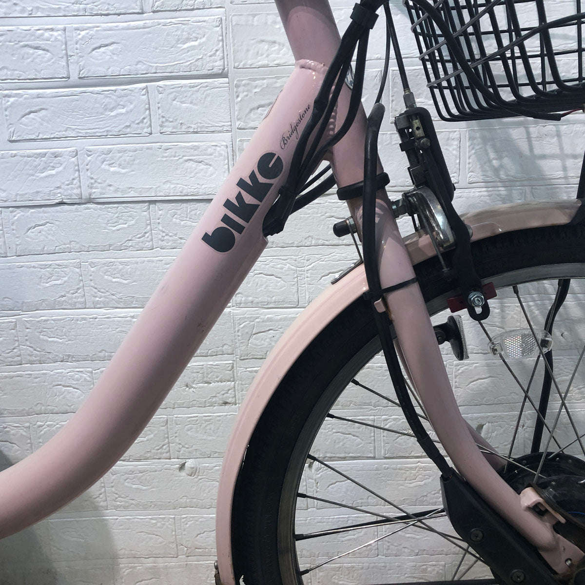 ブリヂストン bikke MOB dd ビッケ モブ dd ピンク 前24×後20インチ YA078 【中古車】