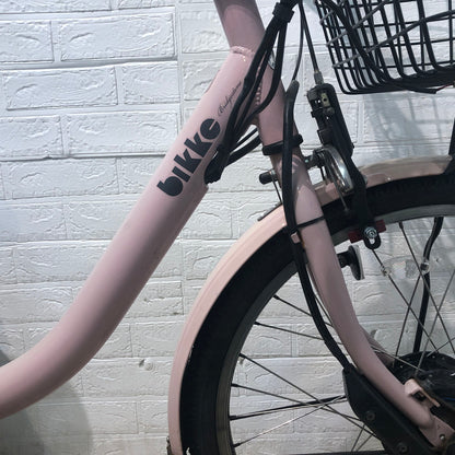 ブリヂストン bikke MOB dd ビッケ モブ dd ピンク 前24×後20インチ YA078 【中古車】