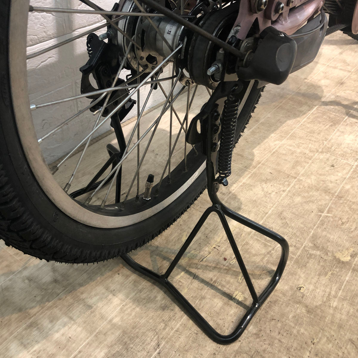 中古電動自転車 ブリヂストン bikke MOB dd ビッケ モブ dd ピンク 前24×後20インチ YA078