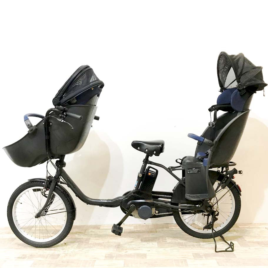 中古電動自転車 パナソニック ギュットクルームDX グレー 20インチ KJ070