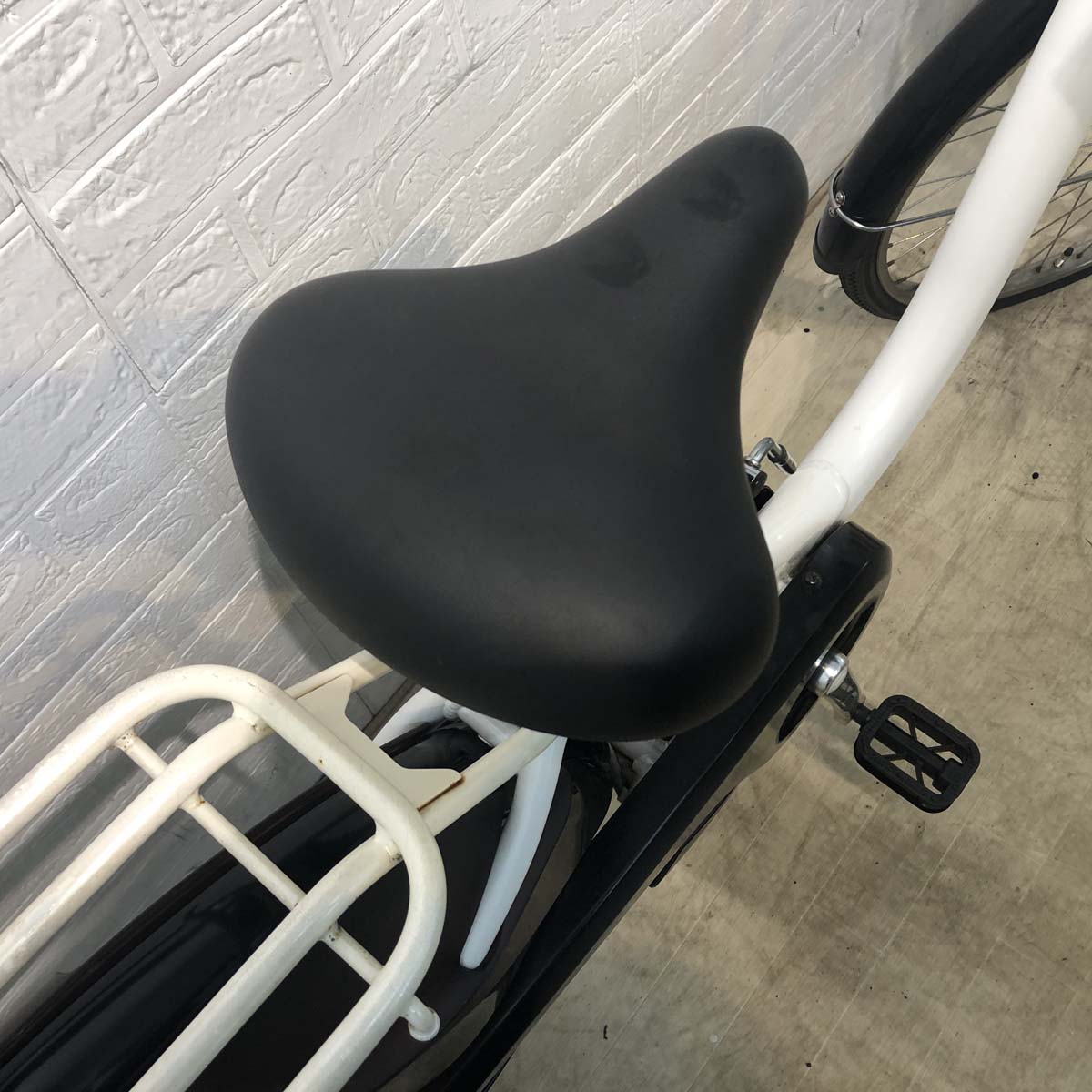 中古電動自転車 ヤマハ PAS With パス ウィズ ホワイト 26インチ YF136 