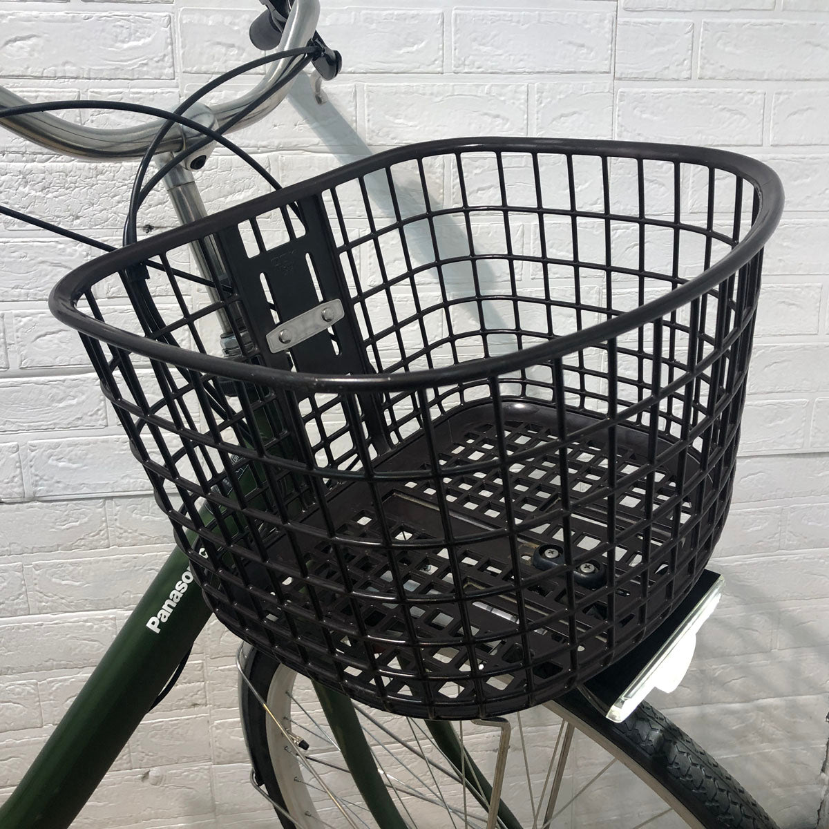 中古電動自転車 パナソニック ビビ L グリーン 26インチ YA080