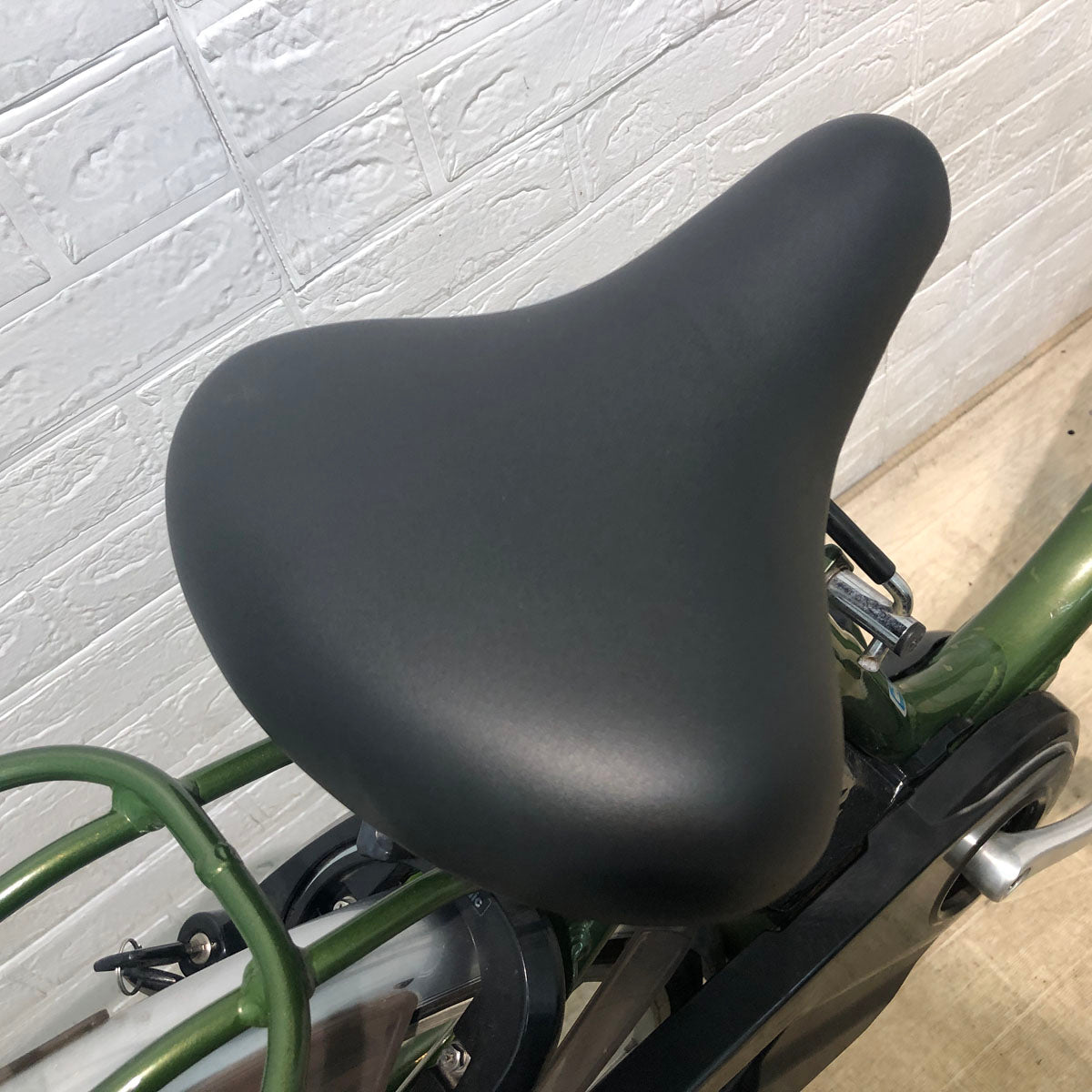 中古電動自転車 パナソニック ビビ L グリーン 26インチ YA080