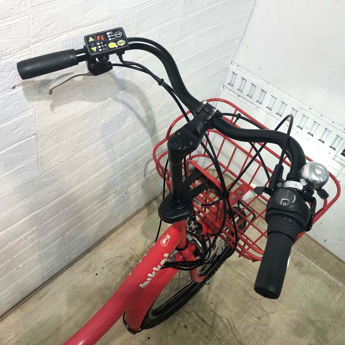 中古電動自転車 BRIDGESTONE ビッケ2e レッド 20インチ YF138