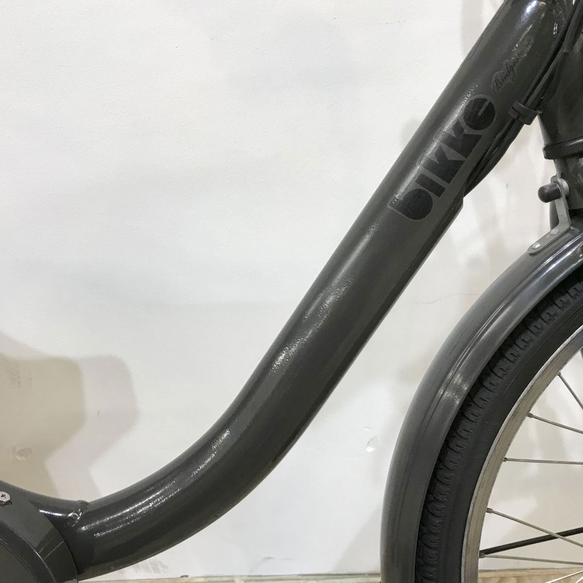 中古電動自転車 ブリヂストン ビッケモブdd グレー 24×20インチ KJ072