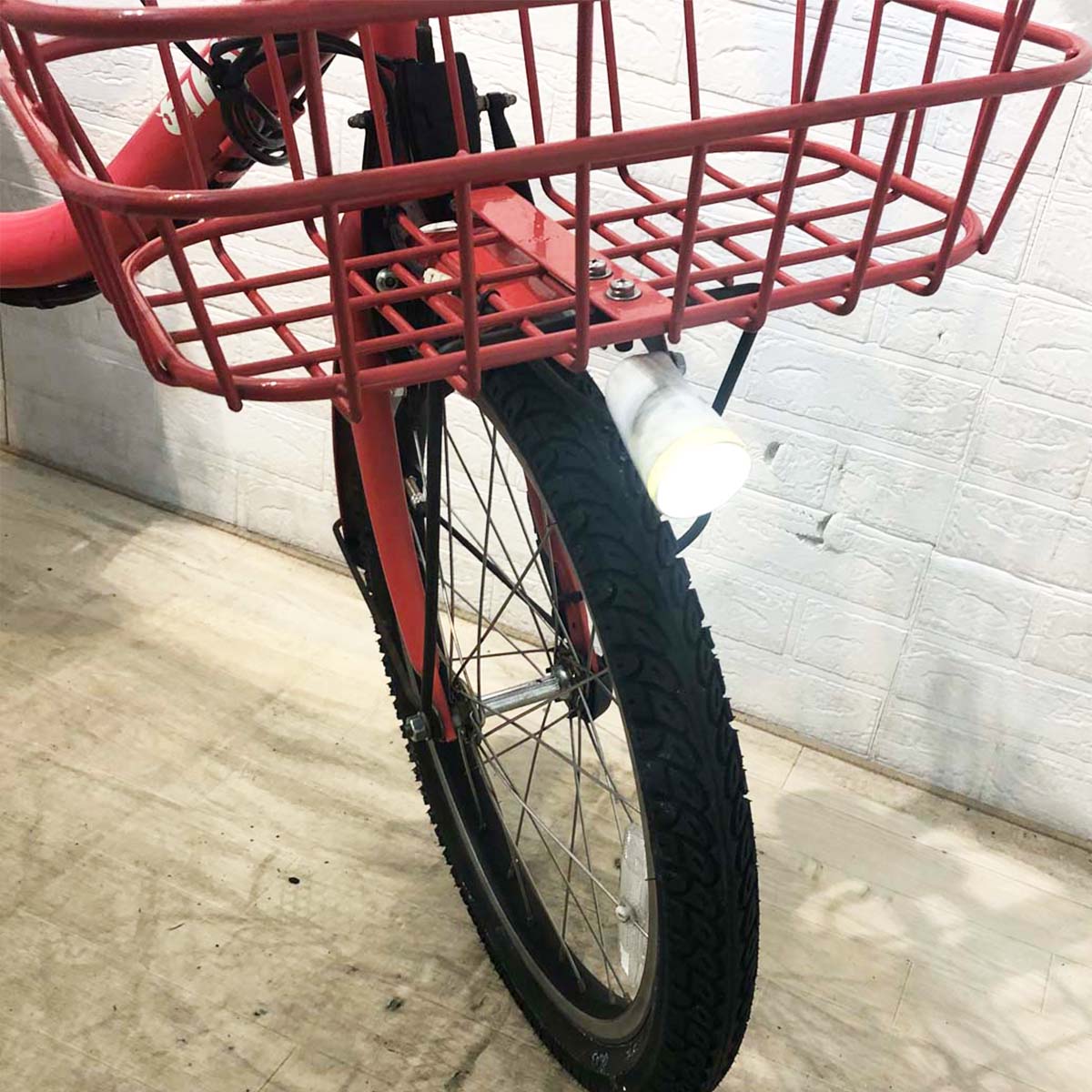中古電動自転車 BRIDGESTONE ビッケ2e レッド 20インチ YF138