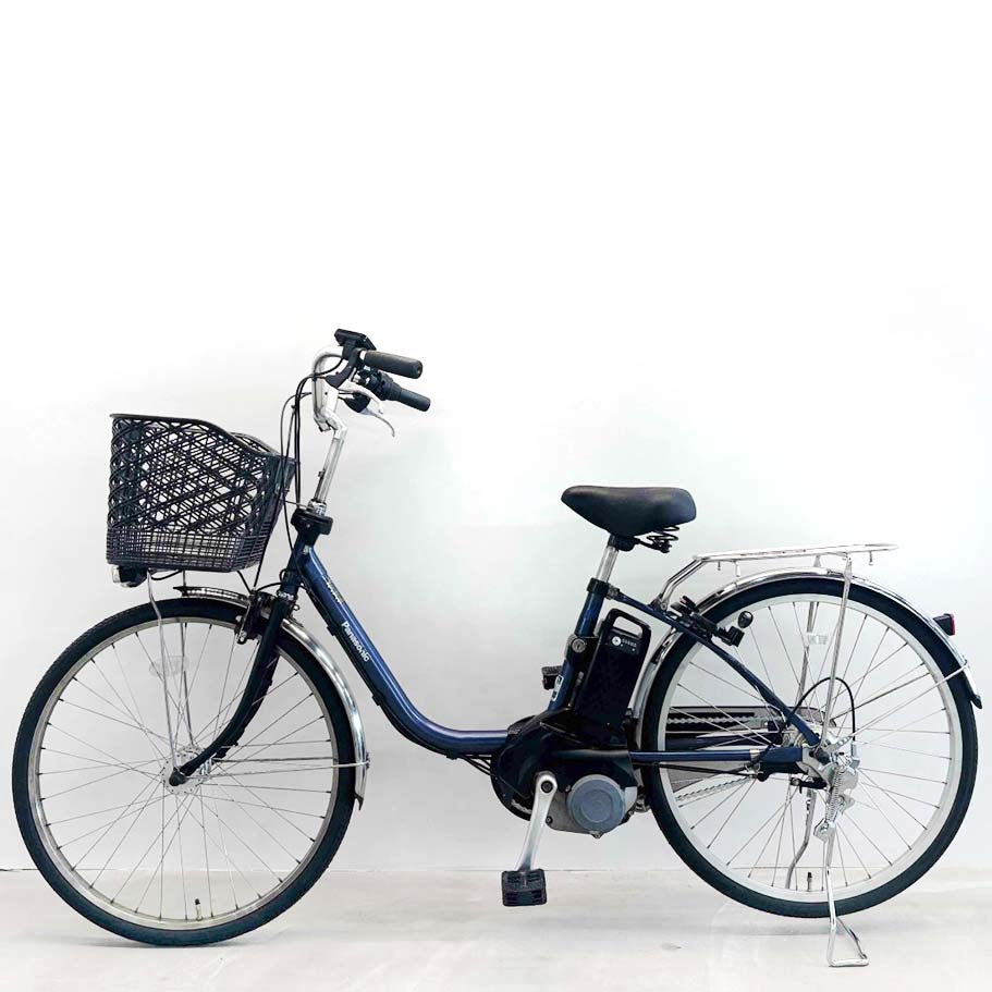 中古電動自転車 パナソニック ビビEX ブルー 24インチ YJ020