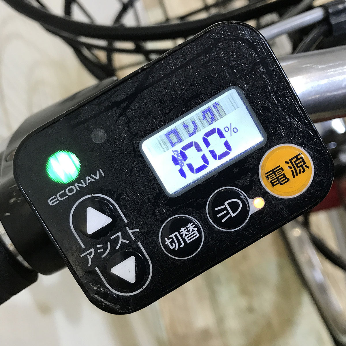 中古電動自転車 パナソニック TIMO S ティモ S レッド 26インチ KE147