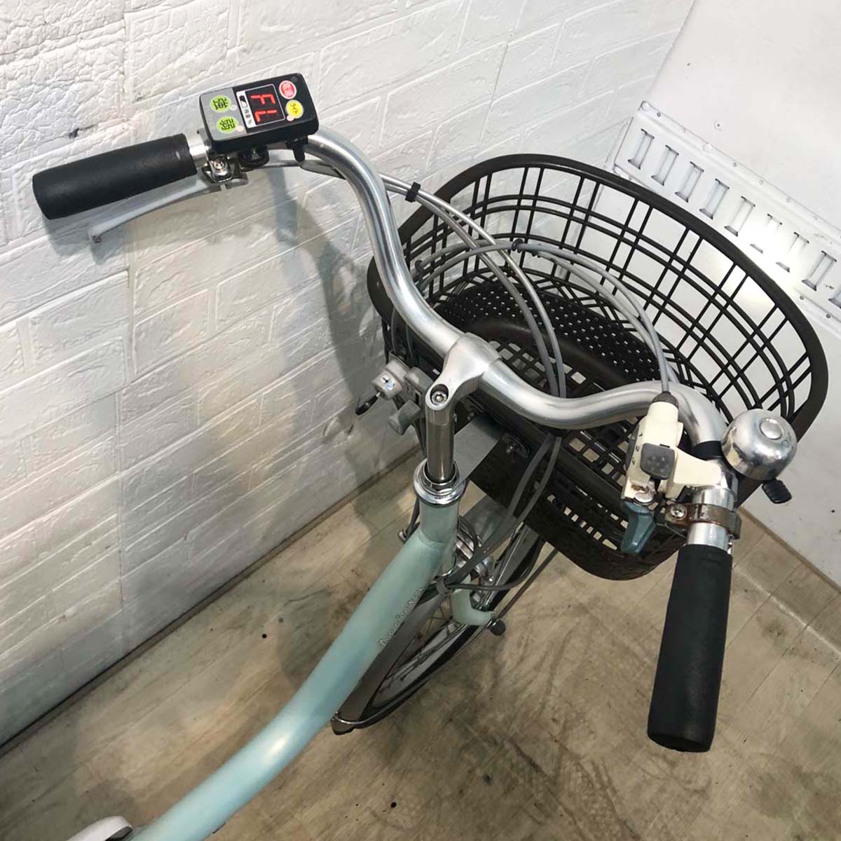 中古電動自転車 ブリヂストン アシスタワゴン ミント 前18×後16インチ YF139 