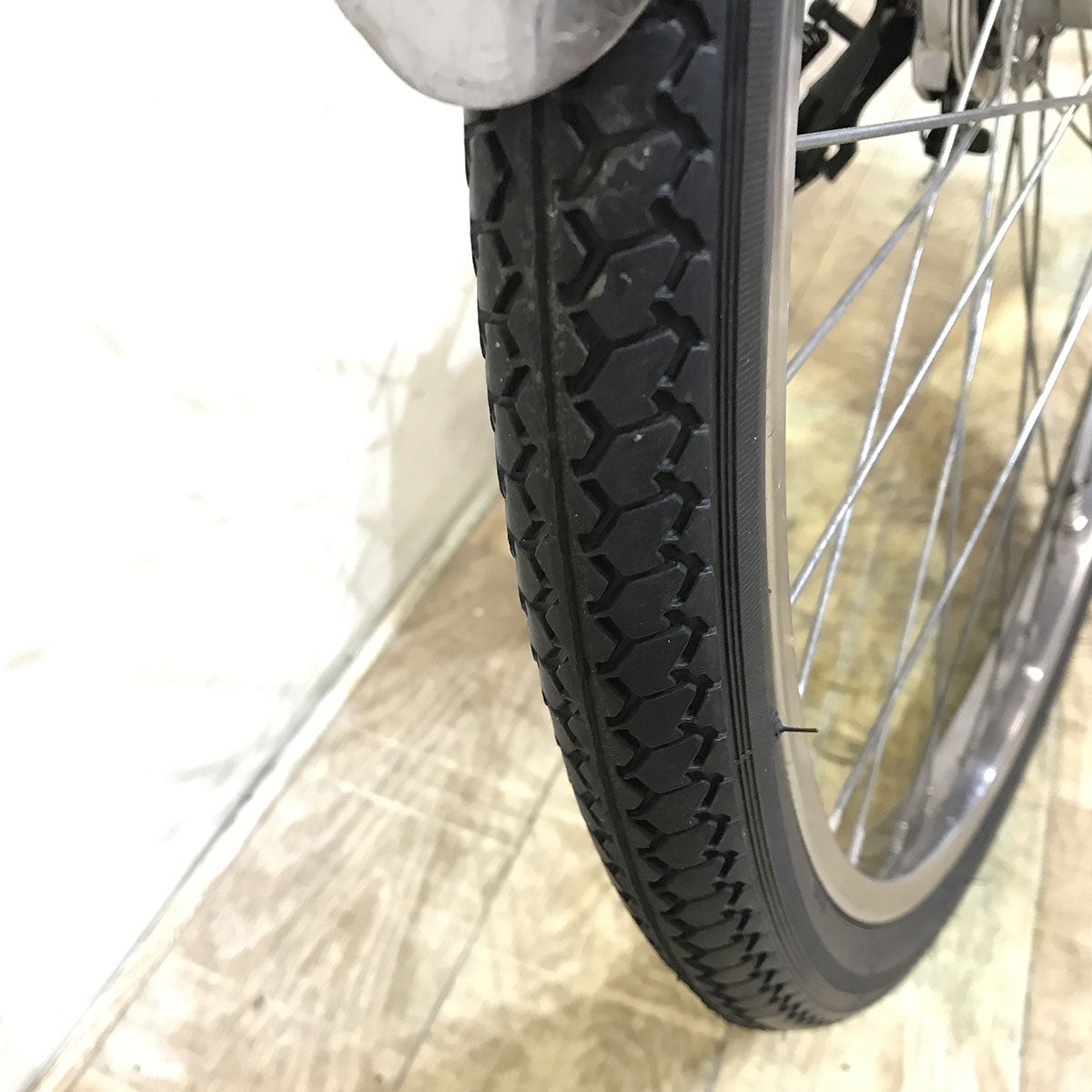 中古電動自転車 パナソニック TIMO S ティモ S レッド 26インチ KE147
