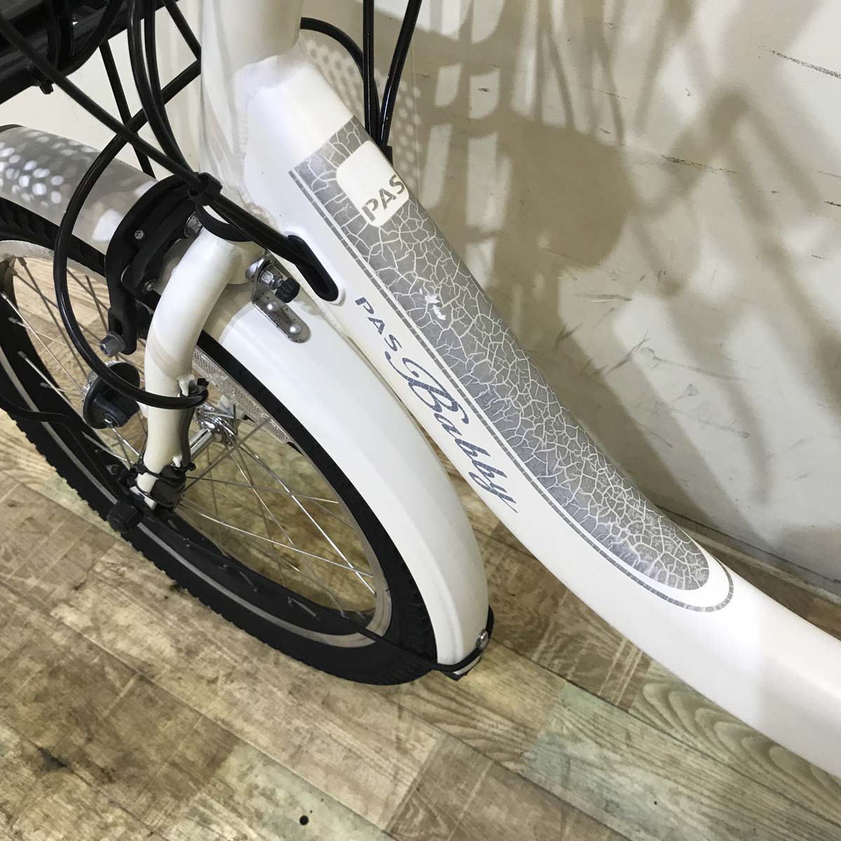 中古電動自転車 ヤマハ PAS Babby un パス バビー アン ホワイト 