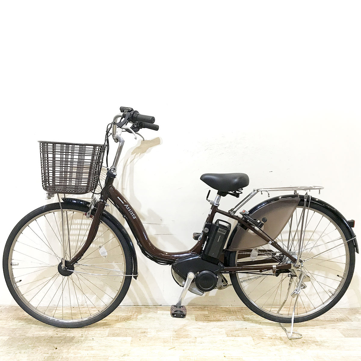 中古電動自転車 ブリヂストン アシスタ DX ブラウン 26インチ KE148 