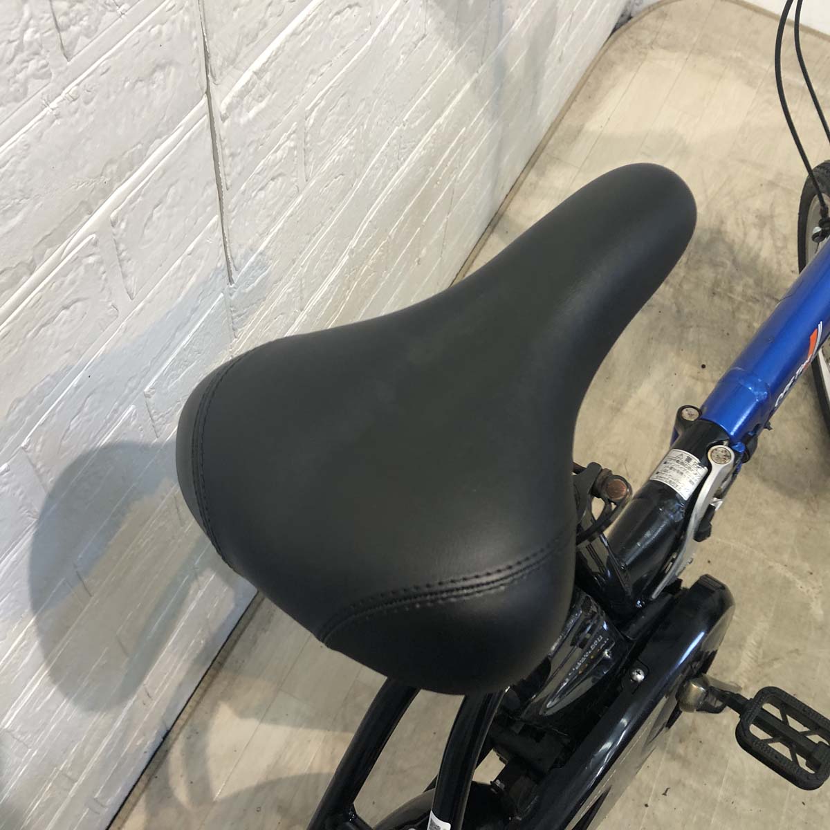 中古電動自転車 折りたたみ パナソニック オフタイム ブルー×ブラック 前18×後20インチ YG001 