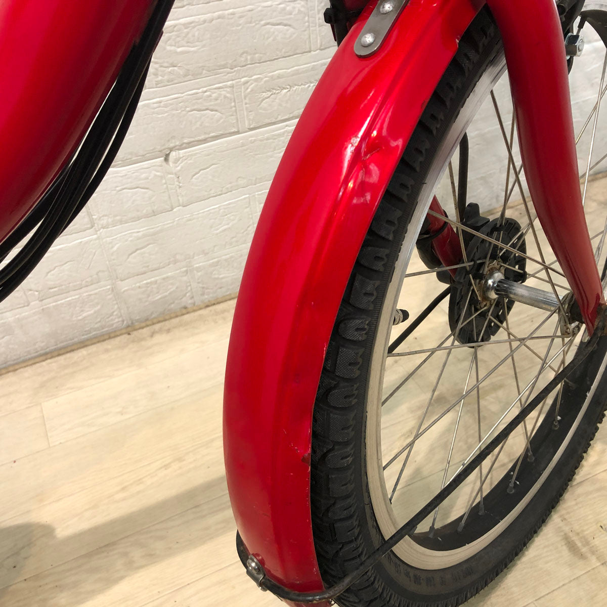 中古電動自転車 ヤマハ PAS Babby パス バビー レッド 20インチ YA083