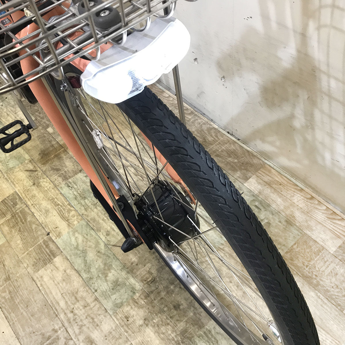 中古電動自転車  ブリヂストン フロンティア ロイヤル ピンク 26インチ KE150