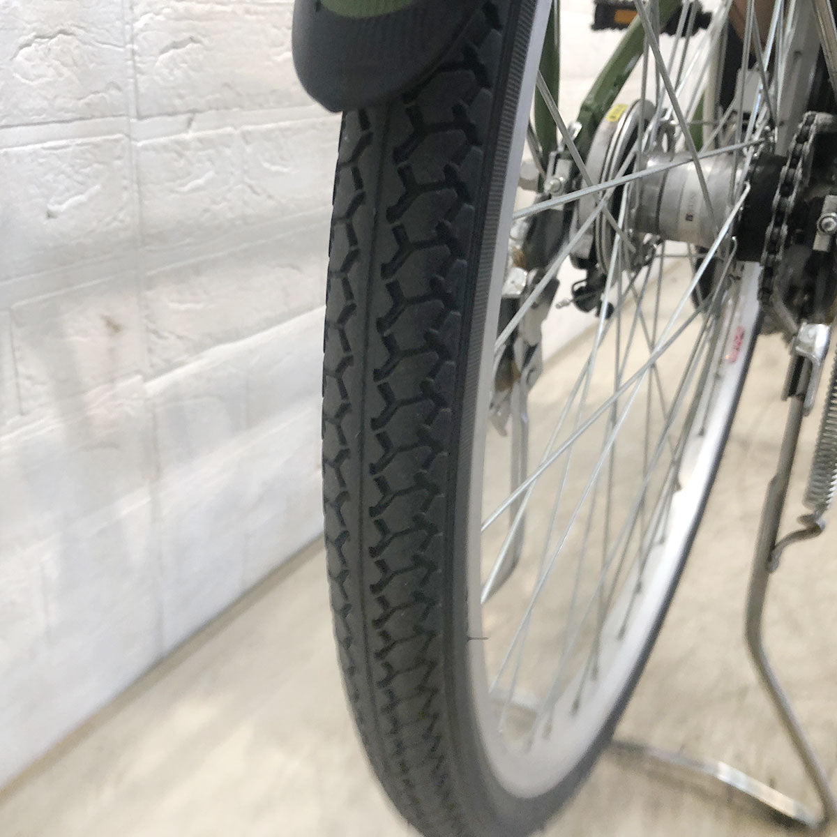 中古電動自転車 ブリヂストン アシスタU STD グリーン 26インチ SR426Y