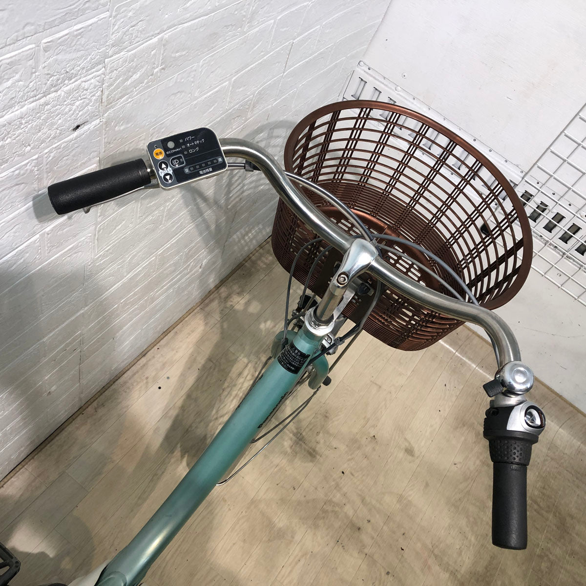 中古電動自転車 パナソニック ビビ ライト U グリーン 24インチ YA085