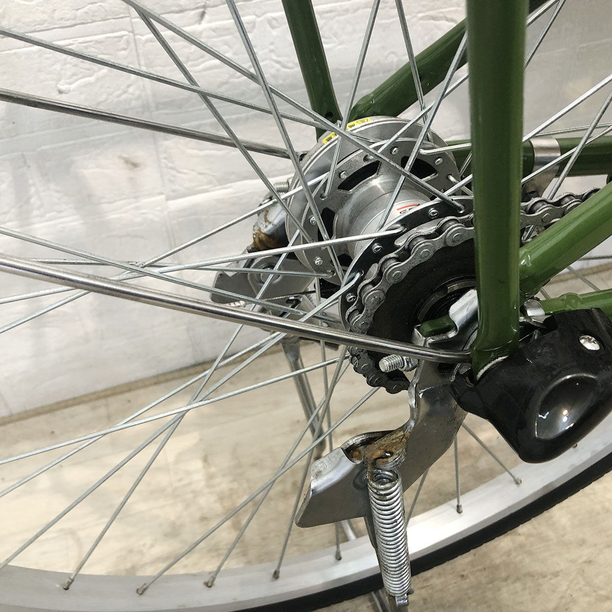 ブリヂストン アシスタU STD グリーン 26インチ SR426Y 【中古車】