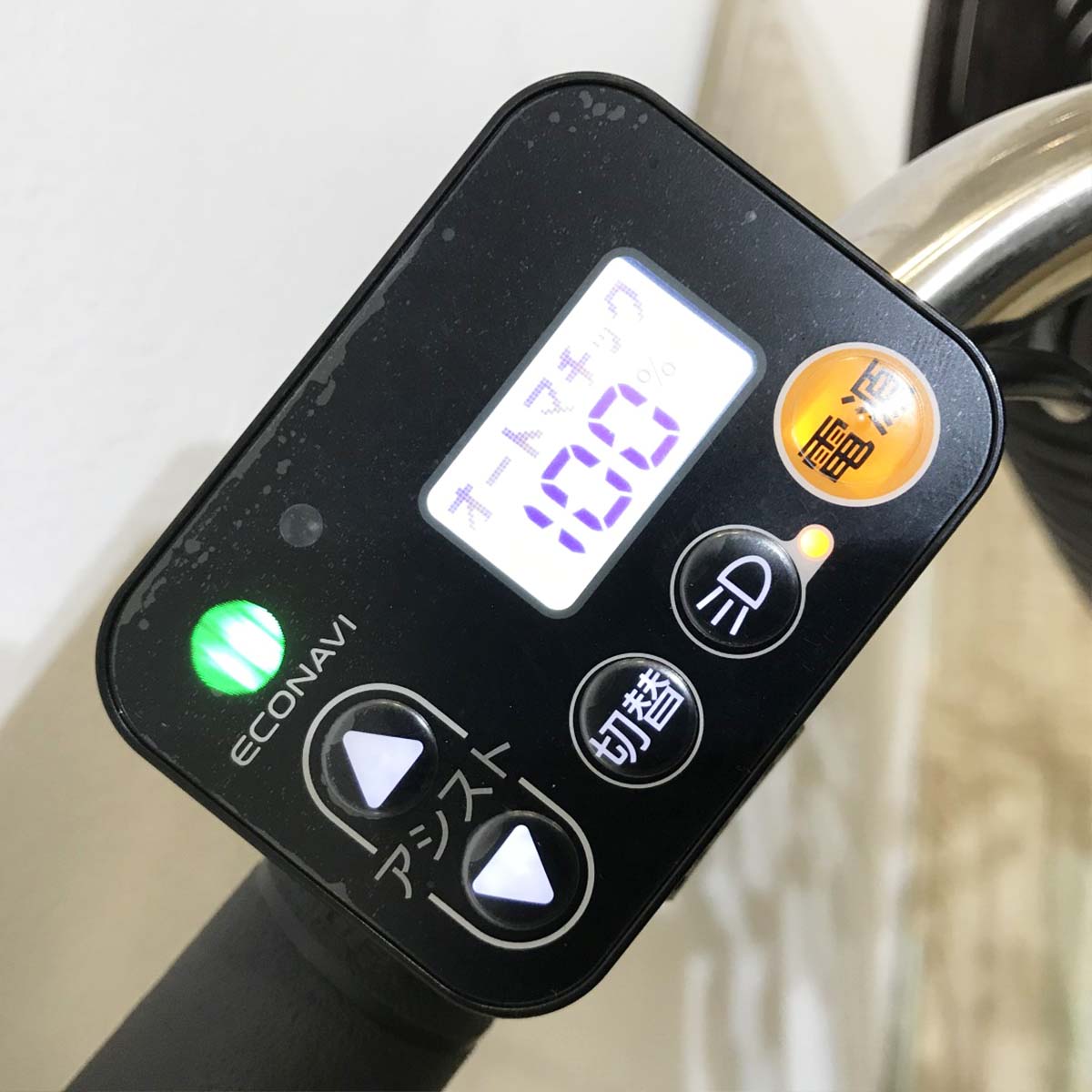 中古電動自転車 パナソニック ビビDX ブラウン 26インチ KJ076