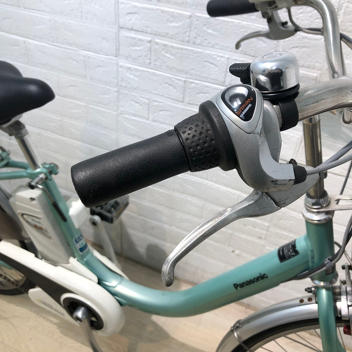 中古電動自転車 パナソニック ビビ ライト U グリーン 24インチ YA085