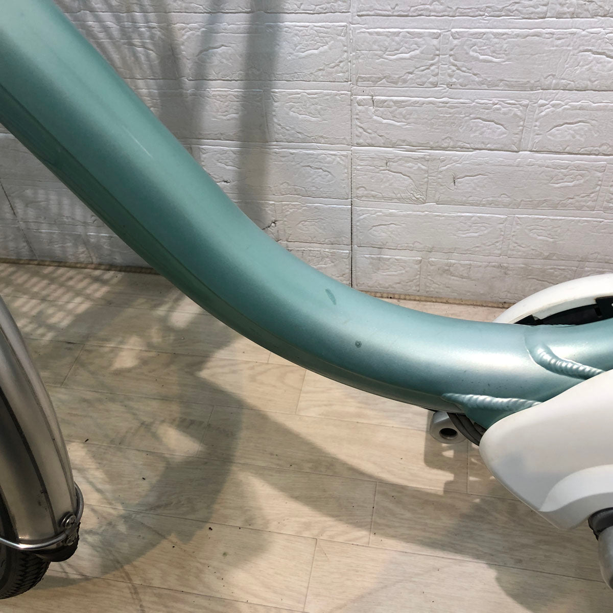 中古電動自転車 パナソニック ビビ ライト U グリーン 24インチ YA085