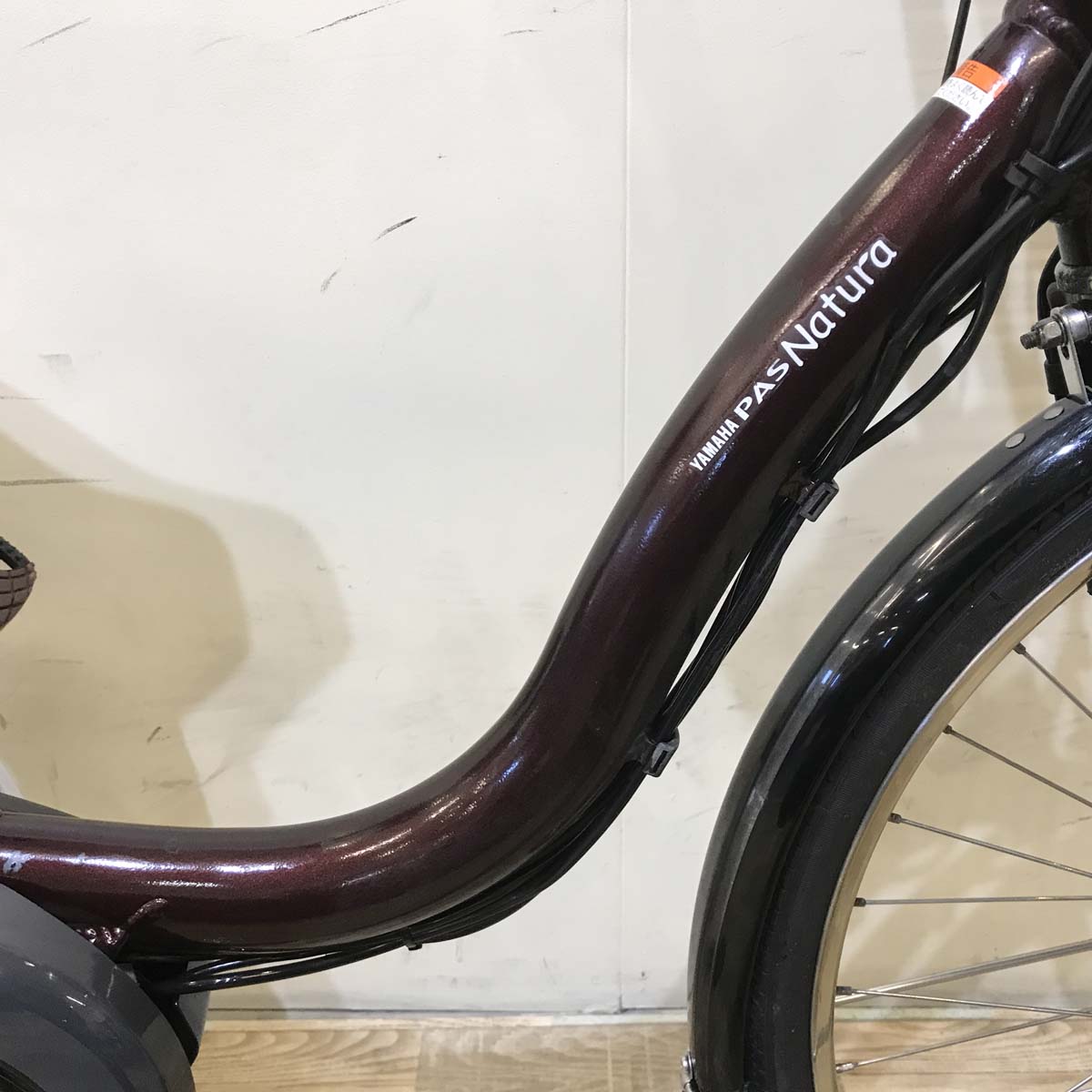 中古電動自転車 ヤマハ PAS ナチュラ M ブラウン 24インチ KZ139 – e