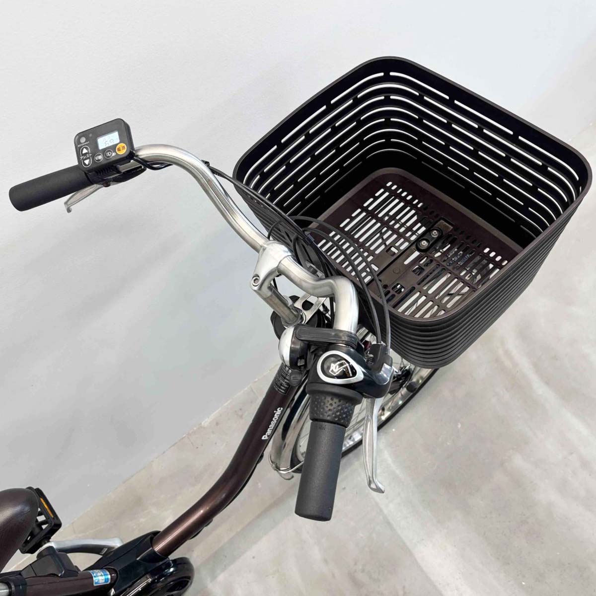 中古電動自転車 パナソニック ビビDX ブラウン 24インチ YJ023