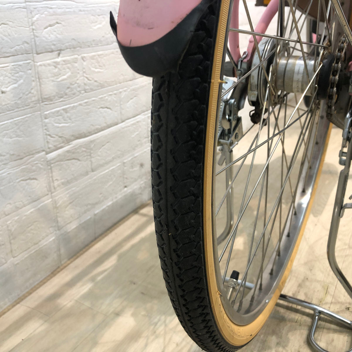 中古電動自転車 ヤマハ PAS ナチュラ L DX ピンク 26インチ YA087