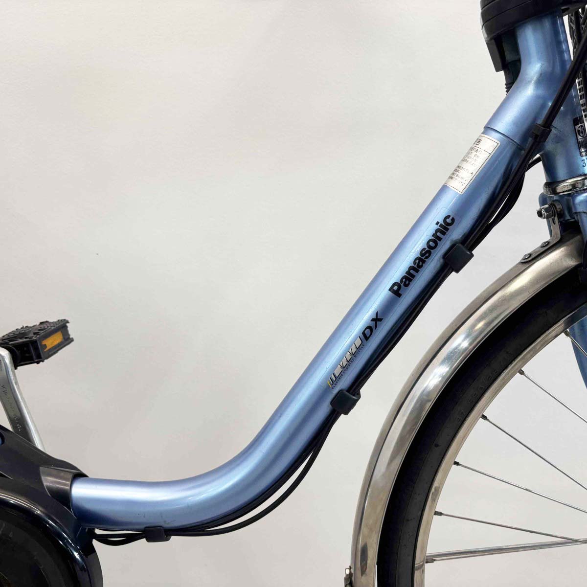 中古電動自転車 パナソニック ビビDX ブルー 26インチ YJ025