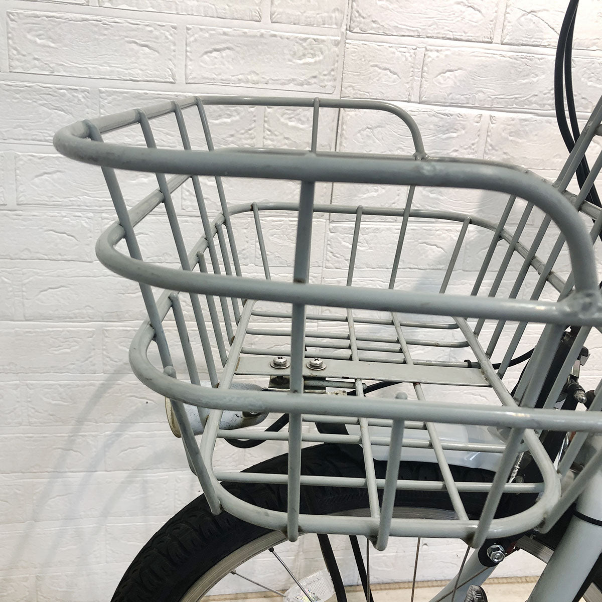 中古電動自転車 ブリヂストン ビッケモブe グレー 20インチ YG004