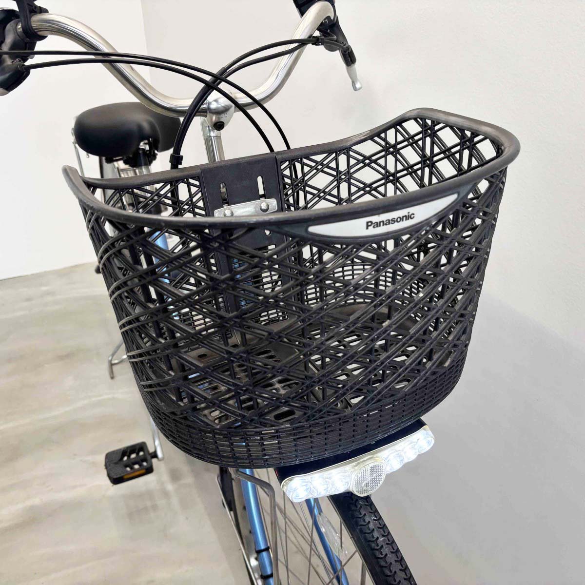 中古電動自転車 パナソニック ビビDX ブルー 26インチ YJ025