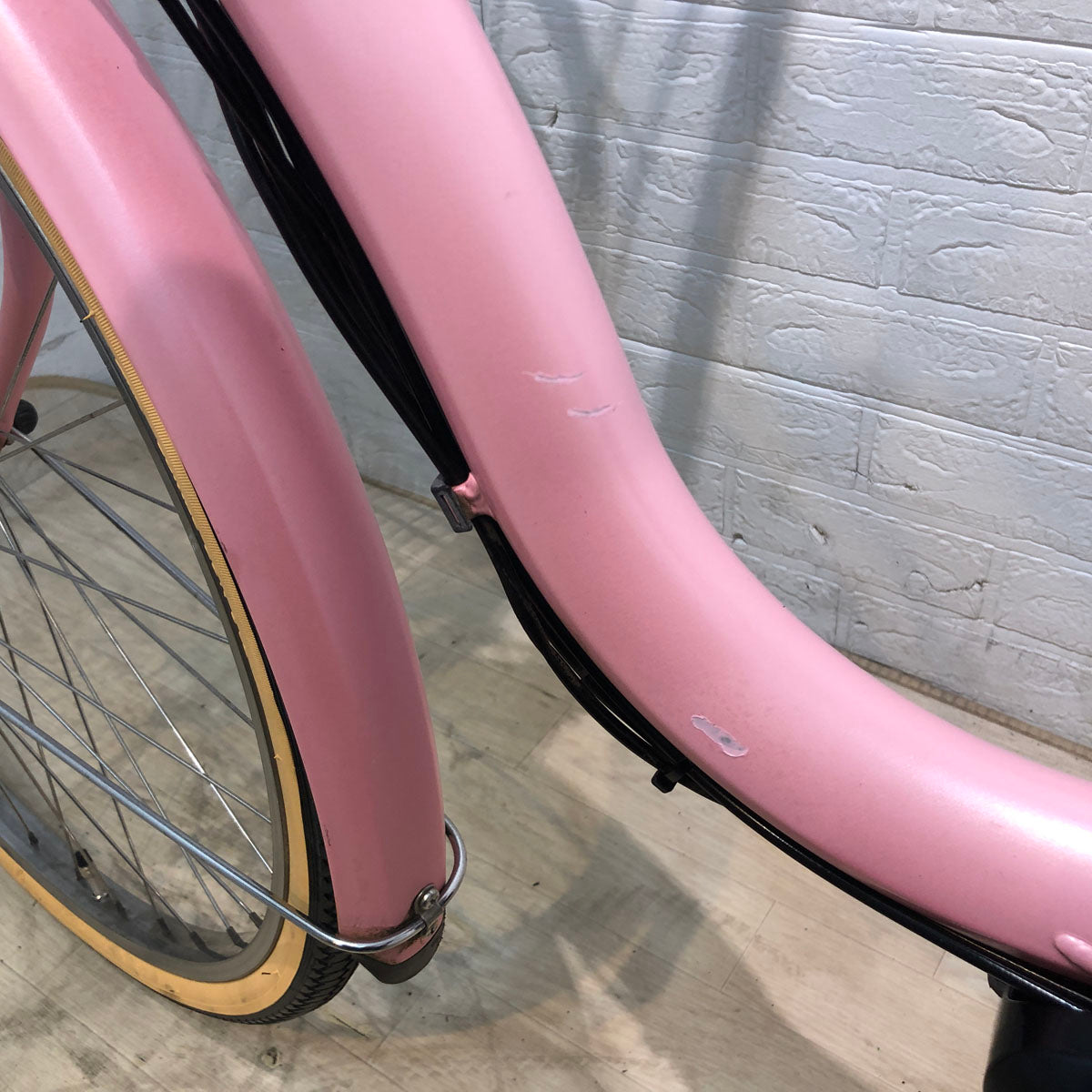 中古電動自転車 ヤマハ PAS ナチュラ L DX ピンク 26インチ YA087