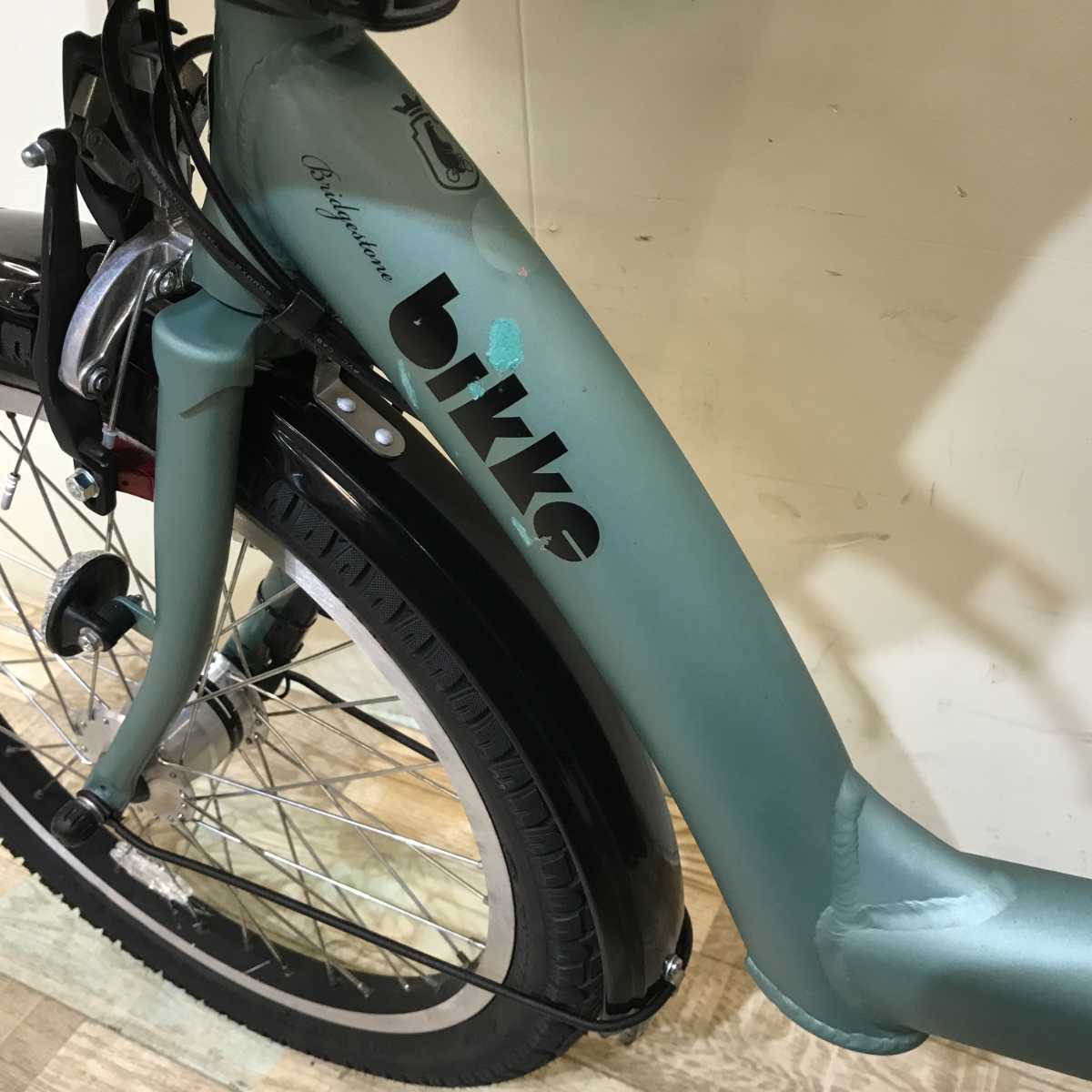 ブリヂストン bikke POLAR e ビッケ ポーラー イー グリーン 20インチ 