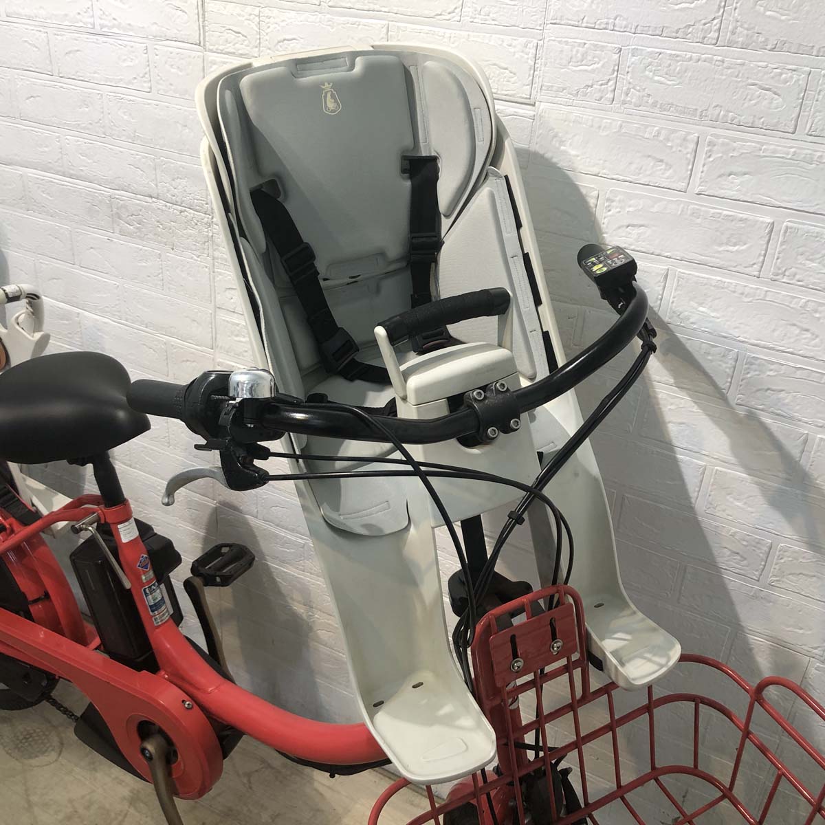 中古電動自転車 ブリヂストン ビッケ2e レッド 20インチ YG005
