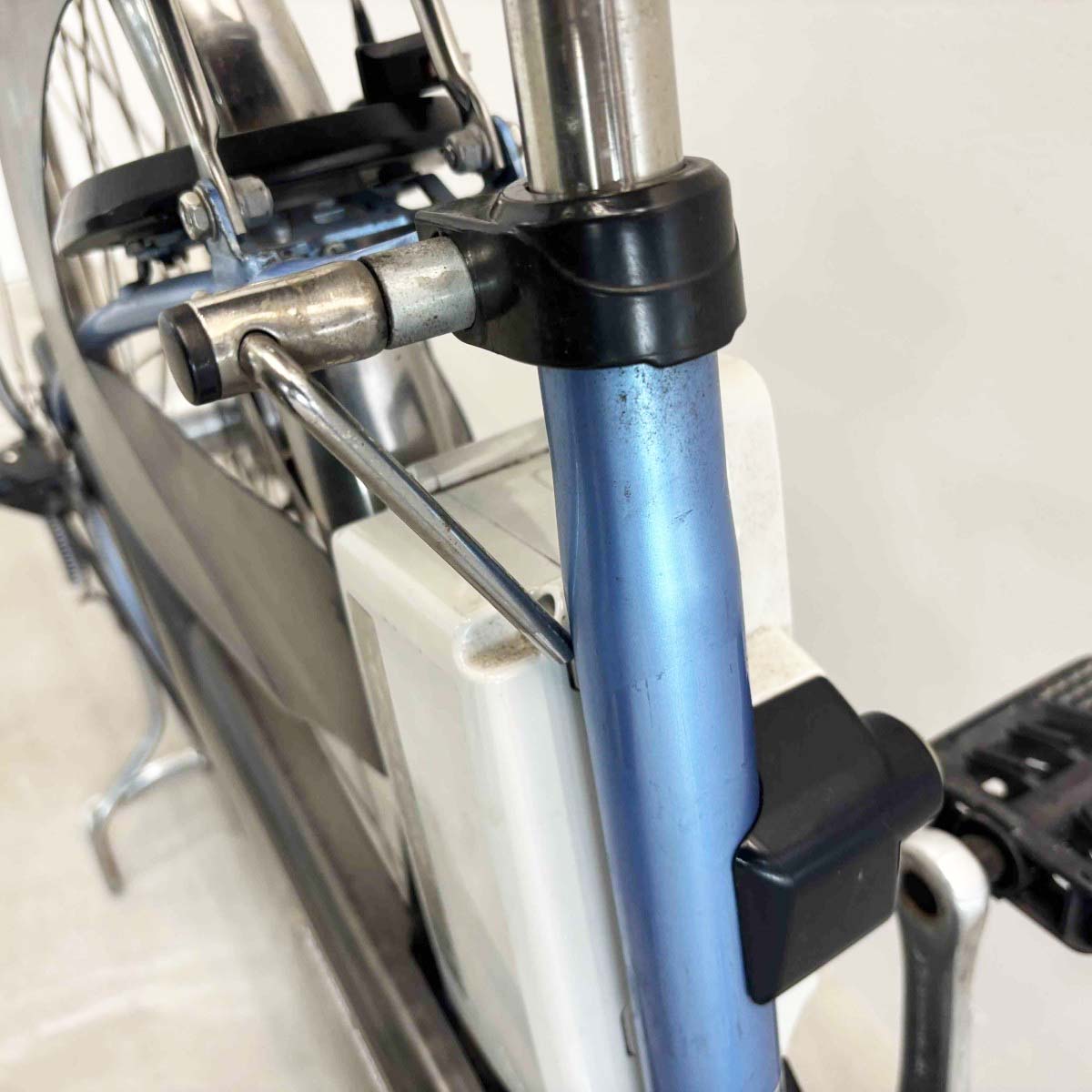 中古電動自転車 パナソニック ビビDX ブルー 26インチ YJ025