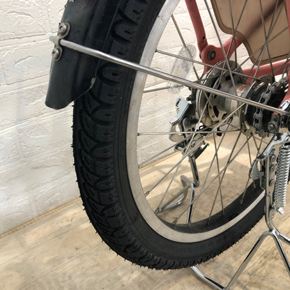 ブリヂストン アンジェリーノ プティット e ピンク 20インチ YO076【中古車】