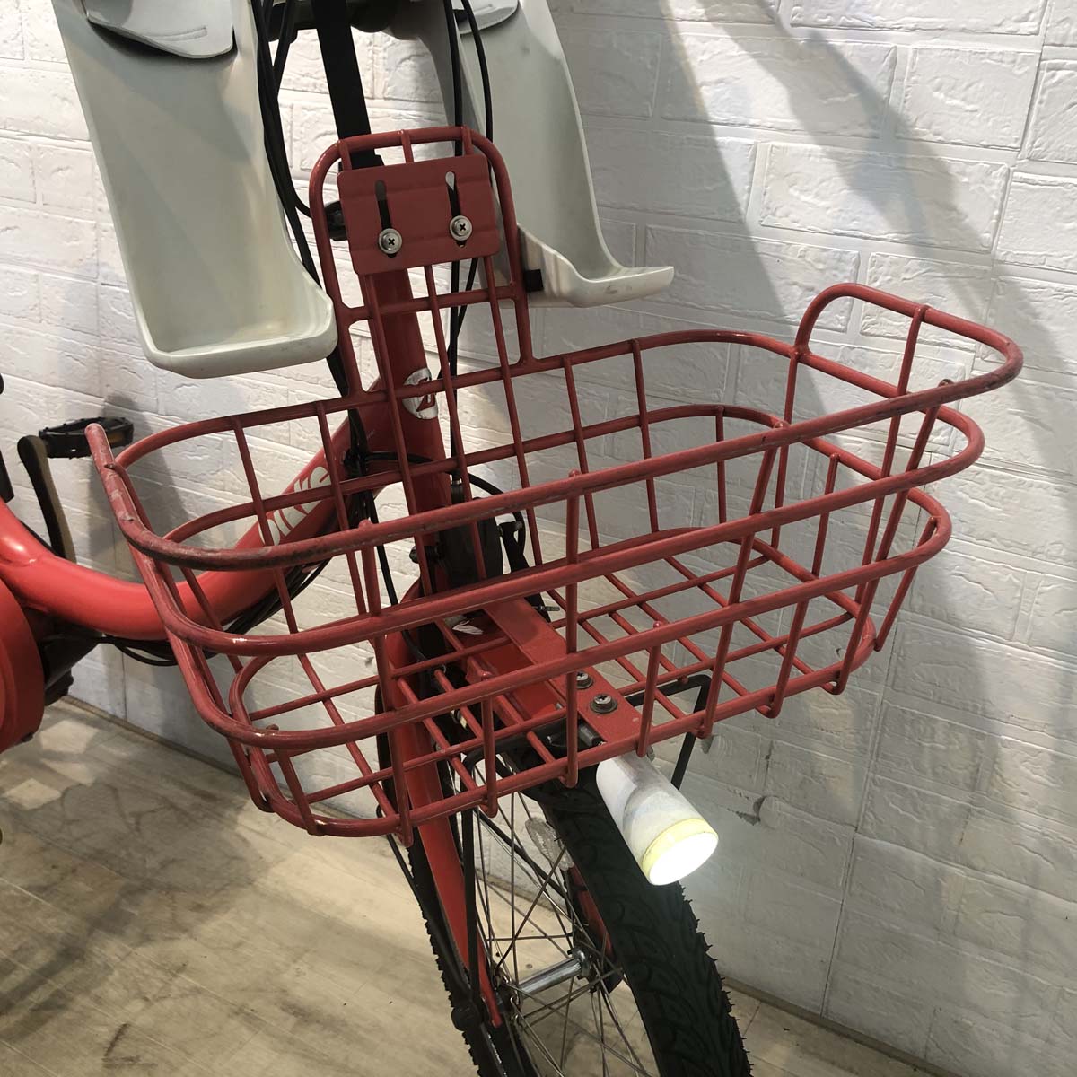 中古電動自転車 ブリヂストン ビッケ2e レッド 20インチ YG005