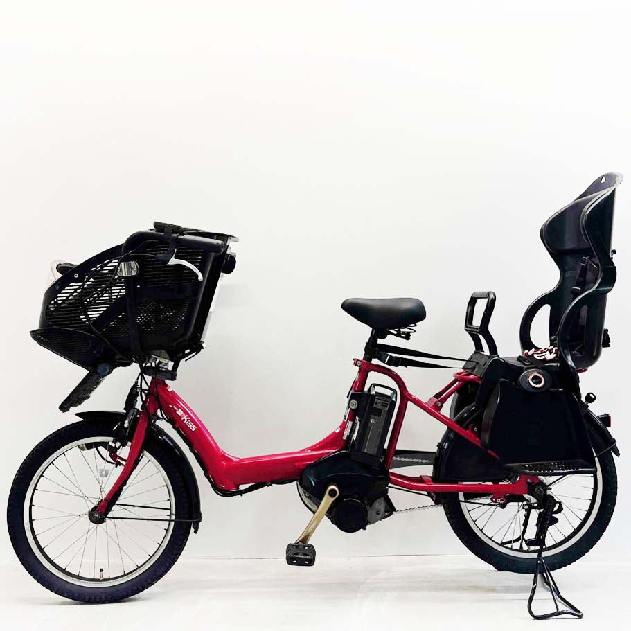 中古電動自転車 ヤマハ PAS キッスミニ レッド 20インチ YJ013