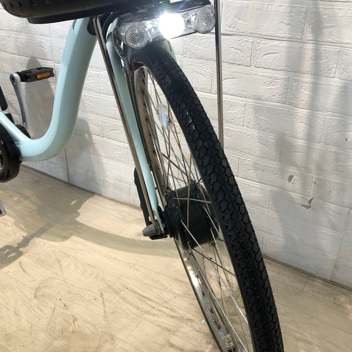 中古電動自転車 ブリヂストン フロンティア  ブルー 26インチ YA089