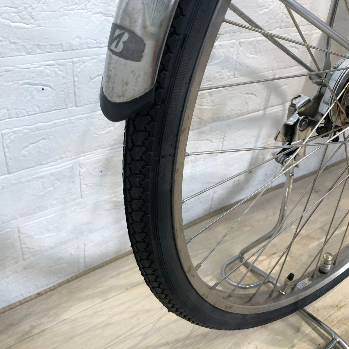 中古電動自転車 ブリヂストン フロンティア  ブルー 26インチ YA089