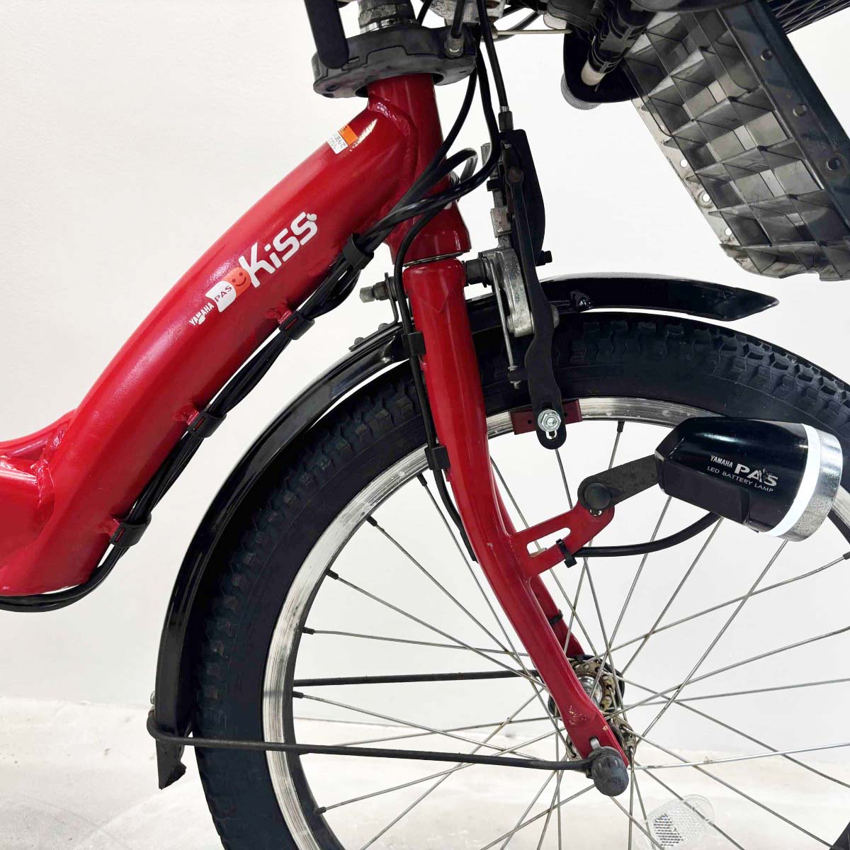 中古電動自転車 ヤマハ PAS キッスミニ レッド 20インチ YJ013