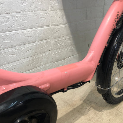 ブリヂストン アンジェリーノ プティット e ピンク 20インチ YO076【中古車】