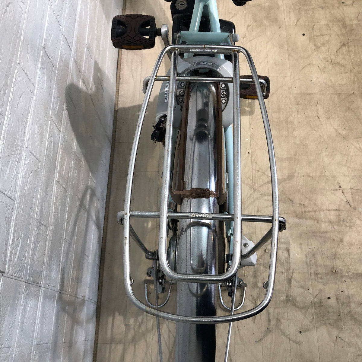 中古電動自転車 ブリヂストン フロンティア  ブルー 26インチ YA089