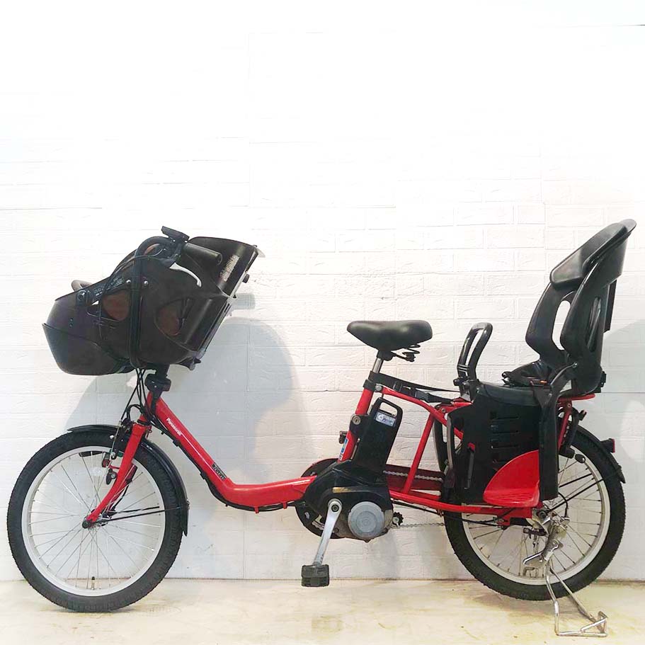 中古電動自転車 パナソニック ギュットミニ レッド 20インチ YG006