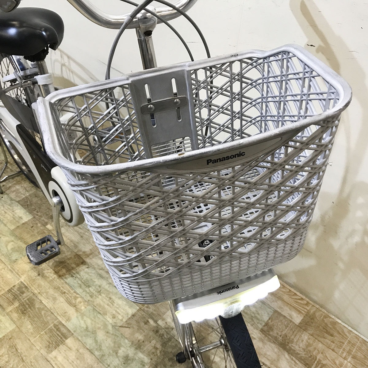 中古電動自転車 パナソニック ビビ DX シルバー 26インチ KF004 