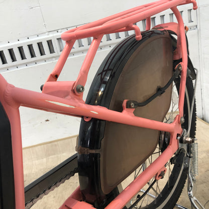 ブリヂストン アンジェリーノ プティット e ピンク 20インチ YO076【中古車】