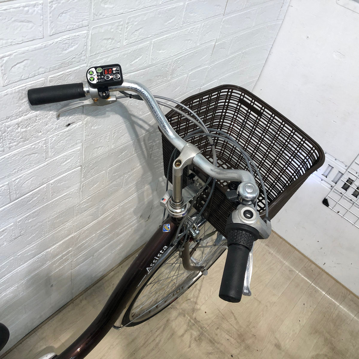 中古電動自転車 ブリヂストン アシスタ ライト ブラウン 26インチ