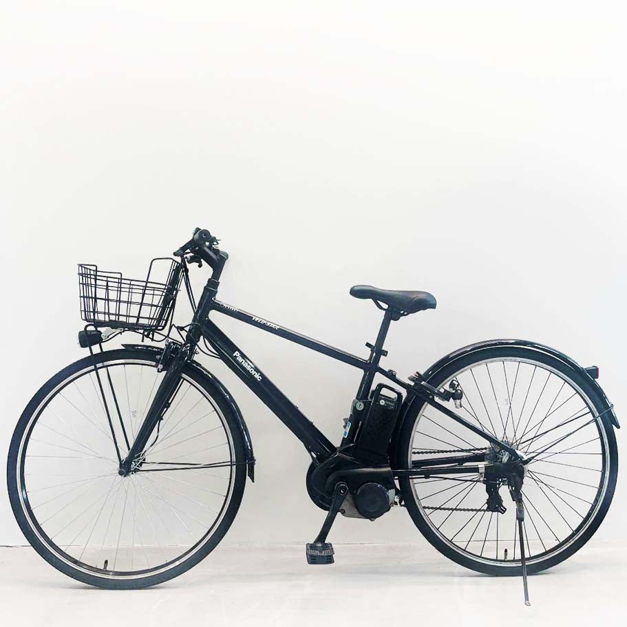 中古電動自転車 パナソニック ベロスター ブラック 700C YJ026